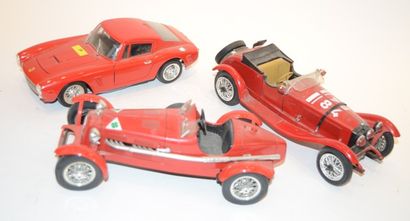 null Forza Italia! Three metal models - Alfa Romeo 1750 (Polistil - 1/16th, Alfa...