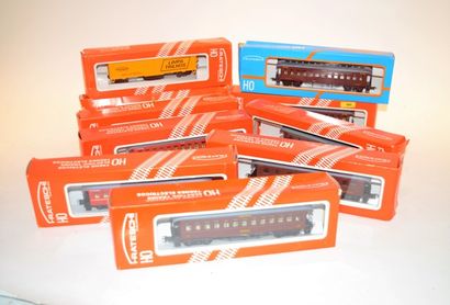 null FRATESCHI (made in Brazil) (11) passenger cars, olt timer, 4 axes of South American...