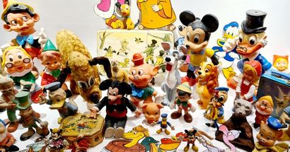 null DISNEY (45 ) nombreuses figurines vintage, année 50 à aujourd'hui, beau Pluto...