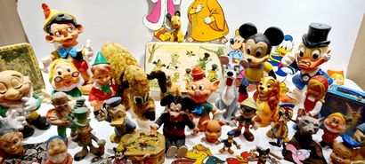 null DISNEY (45 ) many vintage figurines, year 50 to today, beautiful Pluto 35cm...