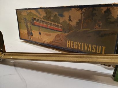 null 05. "HEGYIVASUT"; Made in Hungary (Le mezarugyar v.), Circa 1957, Mountain train...