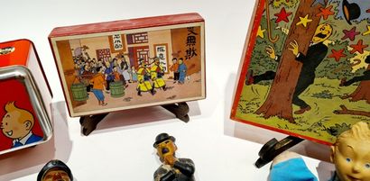 null TINTIN (12) miscellaneous :

2x super puzzles year 70 (not check), condition...