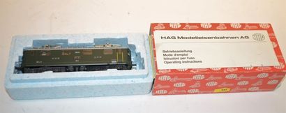 null Hag: SBB Re 4/4 engine 1st version, green. Number 10018. (MB) in working or...