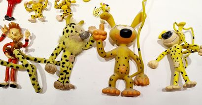 null SPIROU (15) : years 70/80/90, of which Marsupilani the biggest 17cm, used c...