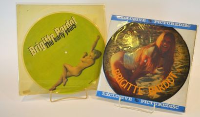 Set of two pictures disc of the 90's by Brigitte...
