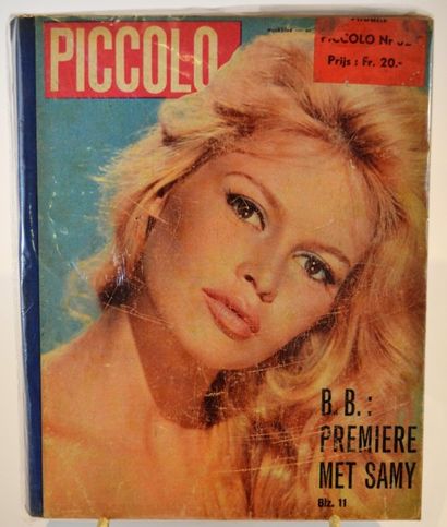 null Brigitte Bardot (magazines et livre):

-Cinq magazines "Cinémonde" de 1957,...