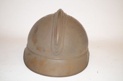 null Belgian Adrian helmet from World War I, model 1915. In its original mustard...