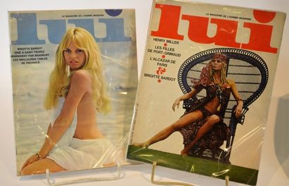 null Brigitte Bardot (Magazines/newspapers/photos):

- six "Lui" magazines from the...