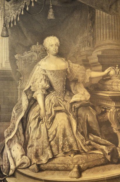 null Élisabeth-Christine de Brunswick-Wolfenbüttel (1691-1750) mère de l'impératrice...