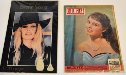 null Brigitte Bardot:

- Rare PLV du parfum "La Madrague, Brigitte Bardot Paris"...