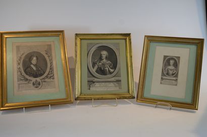 null 
Set of three 18th century engravings: 




-Portrait of Charles Alexandre de...