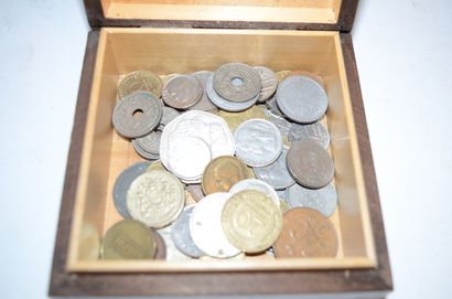 null Lot of 56 coins (Belgium, France, United Kingdom...)
