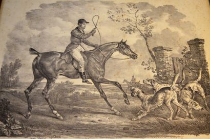 null VERNET Carle (1758-1836) Paire de lithographie, à Paris par Turgis, scènes d'équitation....