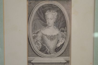 null 
Ensemble de trois gravures du XVIIIème: 




-Portrait de Charles Alexandre...