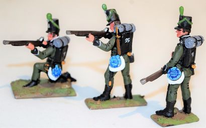Mulberry Miniatures: 3 rifflemans of 95 Rgt,...
