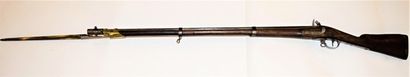 null Rifle of infantry model 1777 modified year IX, round barrel with thundering...