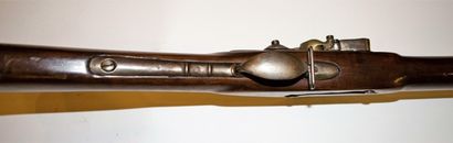 null Infantry rifle model 1777, barrel of 97 cm, lock marked with the two lion in...