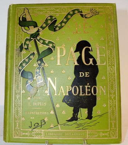 null "Le page de Napoléon" by E. Dupuis, drawings by JOB, Delagrave bookshop, 23...