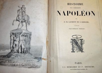 null 
Set of five books:



MASSON Frédéric

Knight of Napoleon

Bound, leather spine

Paris,...
