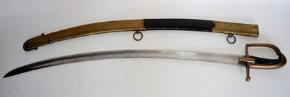 null Mounted hunter's sword of the imperial guard (hussar).

Handle covered with...
