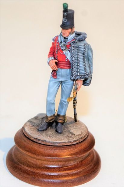 Figurine d'art : 54Mn, un Hussard Anglais...