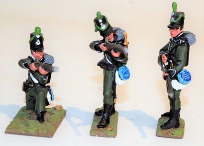 null Mulberry Miniatures: 3 rifflemans du 95 Rgt, guerre d'Espagne, état neuf.