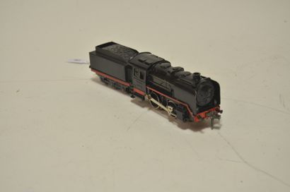 TRIX TTR, (TRIX) express England, locomotive 20052, 020 black, tender 2 axles,