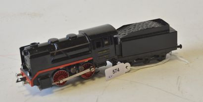 TRIX TRIX Express, réf 20051, locomotive 020, années 50, noire, tender noire, 2 axes,...