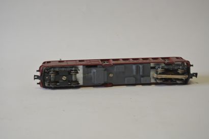 HAG HAG, Swiss railcar, 4 axles, in red SBB CFF, BF e 4/4, one panto, probably first...