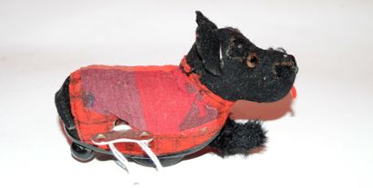 Schuco: mechanical Scottish terrier. Marked...