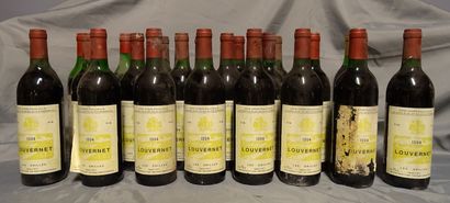 null Wine: (31) Bottles of Louvernet: 1980, 1983, 1988, 3 ends 1991, 22 ends 1994,...