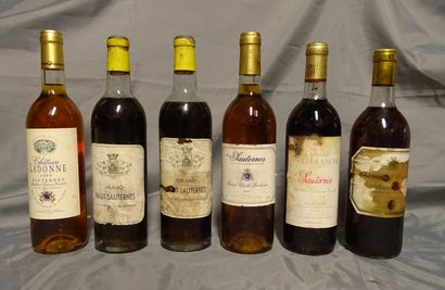 null Wine: (6) Sauternes bottles including Chateau Villefranche, Chateau Ladonne,...