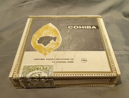 null Collection: COHIBA cigars, La Habana Cuba, 25 lanceros, in wooden box