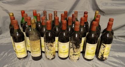 null Wine: (31) Bottles of Louvernet: 1980, 1983, 1988, 3 ends 1991, 22 ends 1994,...