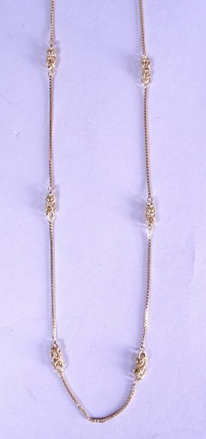 null Jewel: Necklace/chain in 18K yellow gold P: 24,6gr