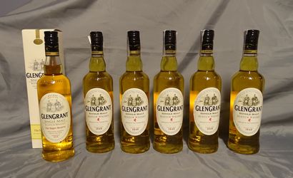null WINE: (6) WHISKY, GLENGRANT, single Malt, Scotch Whisky, one of which is ca...