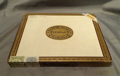 null Collection: cigar SANCHO PANZA, Cuesta y Cia, HABANA, 10 cigars, in wooden ...