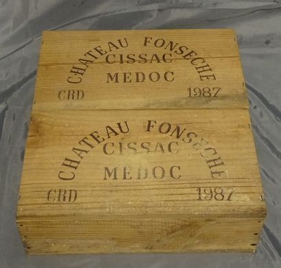 null WINE: BORDEAUX (2) cases of two bottles, Château Fonsèche Cissac Médoc 1987,...