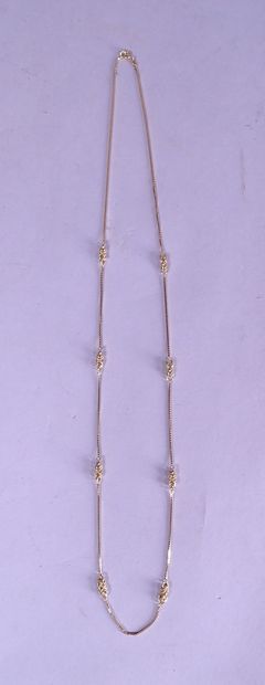 null Jewel: Necklace/chain in 18K yellow gold P: 24,6gr