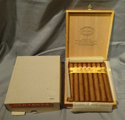 null Collection: cigar PARTAGAS 8 9 8, 25 cigars, in wooden box, cardboard packaging,...
