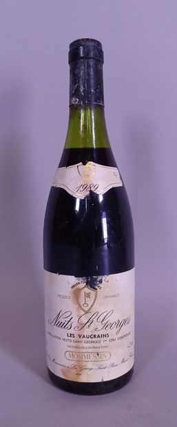 null Wine: 1 bottle Bourgogne Nuits St George 1989 bottled by Mommessin