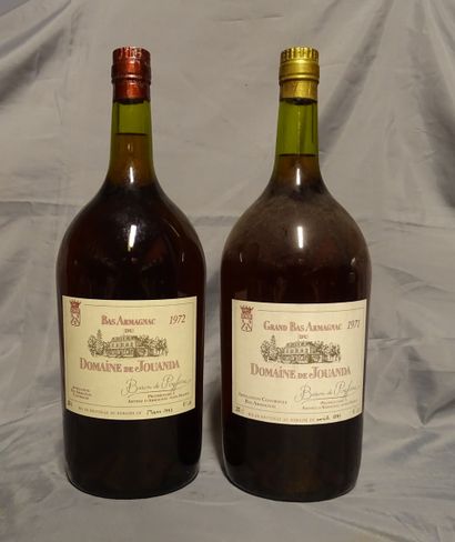 null WINE: (2) ARMAGNAC Domaine de Jouanda, Proprietaire Baron de Poyferré 2,5L 1x...