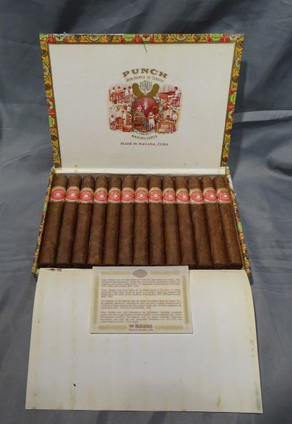 null Collection: PUNCH cigars R.E. Habana, J. Valle y Cca, Manuel Lopez, 25 Punch...