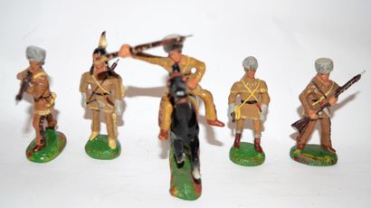 null DURSO: Series of the trapper complete, with the Indian. Very rare. Good con...