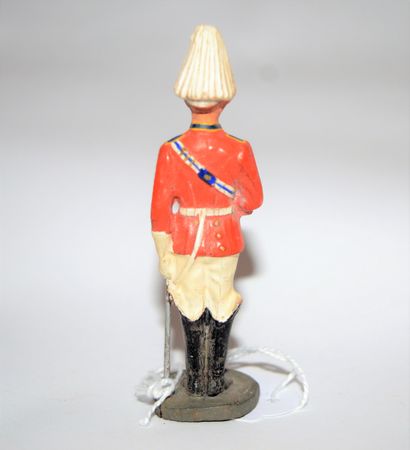null ELASTOLIN: English Life Guard at attention. Height: 9 cm. Good condition. R...