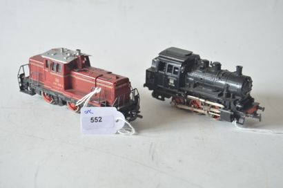 null MÄRKLIN (2) : (in working order)

- DB steam locomotive 030, no. 39003, fair...