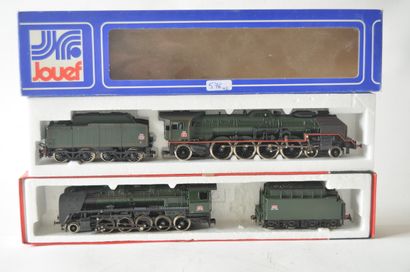 null JOUEF French locomotive (2) 150X & 241 P

- 150X29 type 150 4 axle tender, green,...