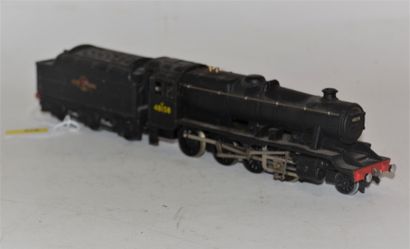 null HORNBY DUBLO : English locomotive, all metal 140, tender 3 axles, black from...