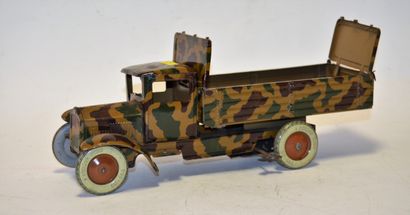 null TIPP&CO, military dump truck, without tarpaulin, lithographed sheet metal in...