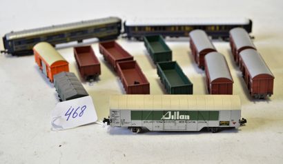 null ATLAS & FLEISCHMAN (12) freight cars and (2) coaches (G&E)